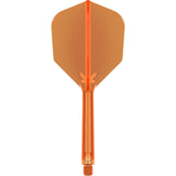 K-Flex Neon Orange No6 One Piece Dart Flights by Target - view 2