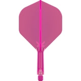 K-Flex Neon Pink No2 One Piece Dart Flights by Target - view 14