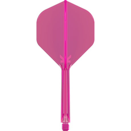 K-Flex Neon Pink No2 One Piece Dart Flights by Target - view 2