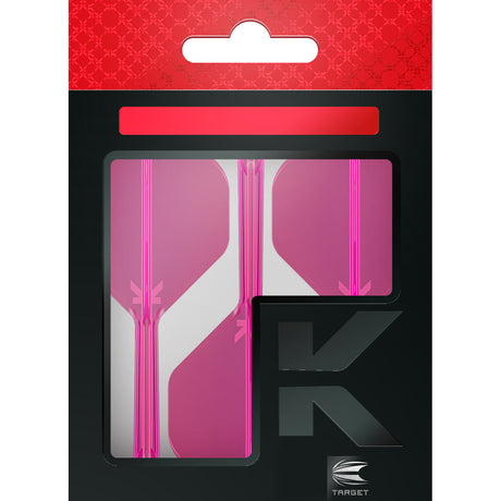 K-Flex Neon Pink No2 One Piece Dart Flights by Target - view 4