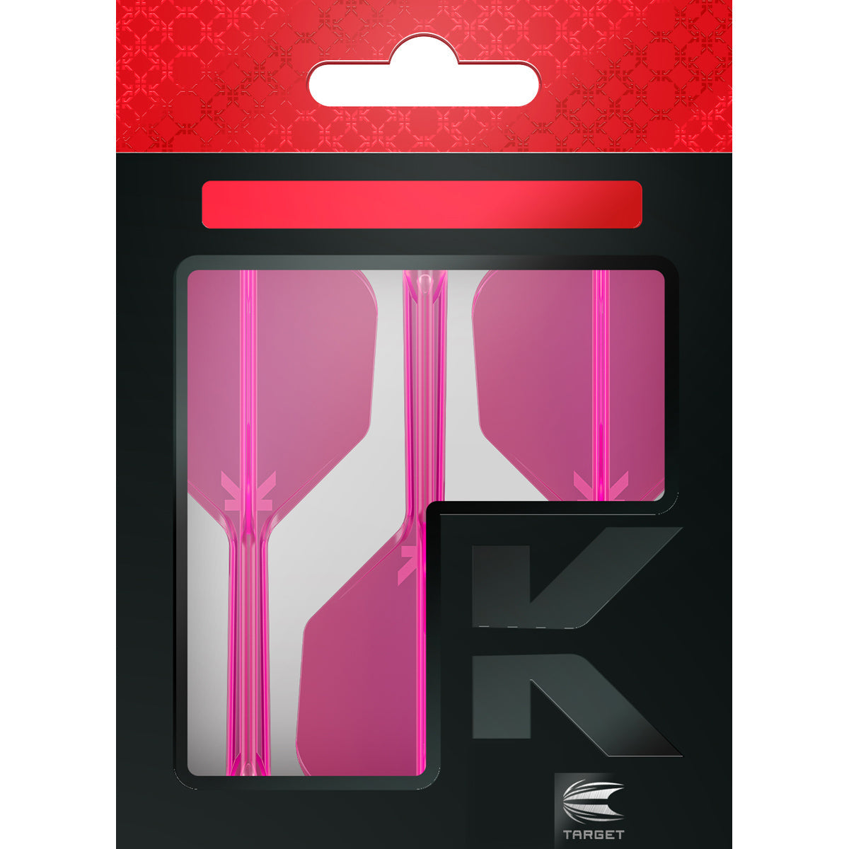 K-Flex Neon Pink No6 One Piece Dart Flights by Target - view 4