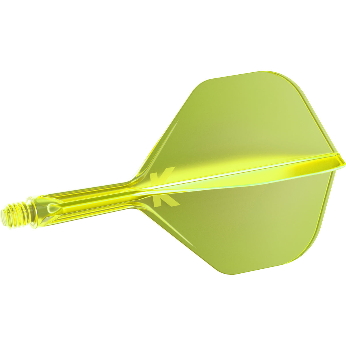 K-Flex Neon Yellow No2 One Piece Dart Flights by Target - view 15