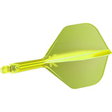 K-Flex Neon Yellow No2 One Piece Dart Flights by Target - view 15