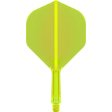 K-Flex Neon Yellow No2 One Piece Dart Flights by Target - view 14
