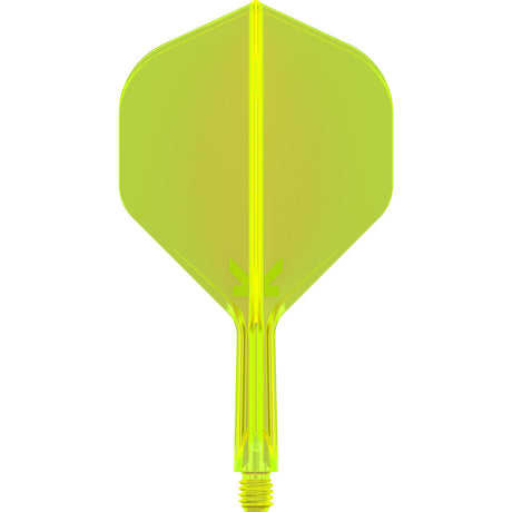 K-Flex Neon Yellow No2 One Piece Dart Flights by Target - view 14