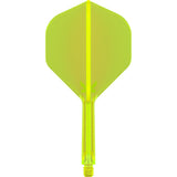 K-Flex Neon Yellow No2 One Piece Dart Flights by Target - view 8