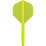 K-Flex Neon Yellow No2 One Piece Dart Flights by Target - view 2
