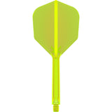 K-Flex Neon Yellow No6 One Piece Dart Flights by Target - view 2