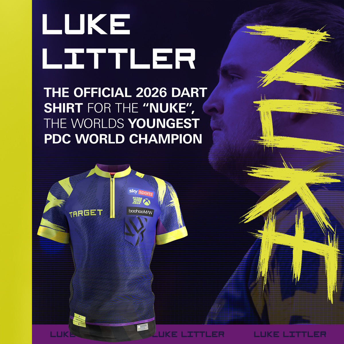 Target Luke Littler 2026 Playing Shirt - view 2