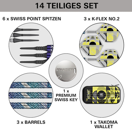 Target Luke Littler Edge 95% Tungsten SP Soft Tip Darts - view 6