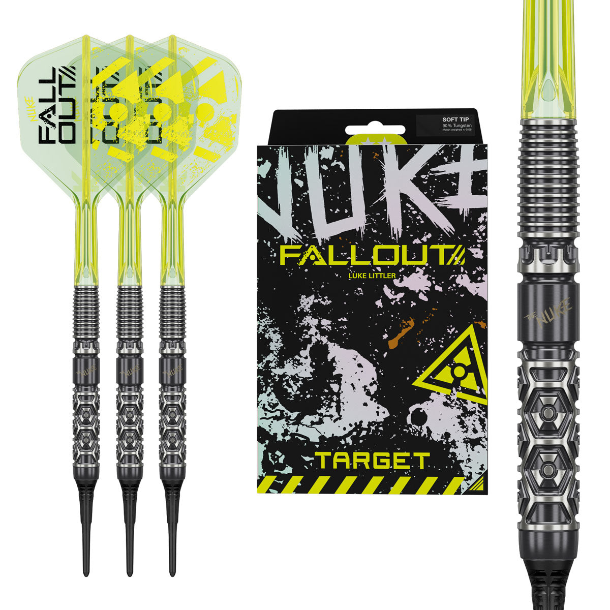 Target Luke Littler Fallout 90% Tungsten Soft Tip Darts
