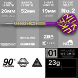 Luke Littler G1 Prodigy 90% Tungsten SP Steel Tip Darts by Target - view 4