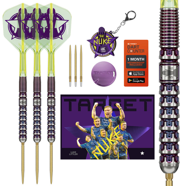 Target Luke Littler World Champion 2025 Edition Swiss Point 90% Tungsten Steel Tip Darts