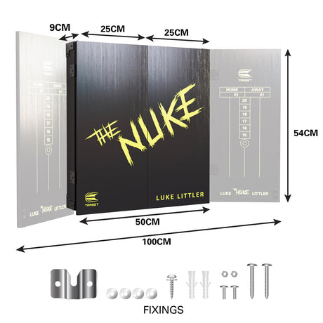 Luke 'The Nuke' Littler Cabinet & Dartboard Set by Target - view 4