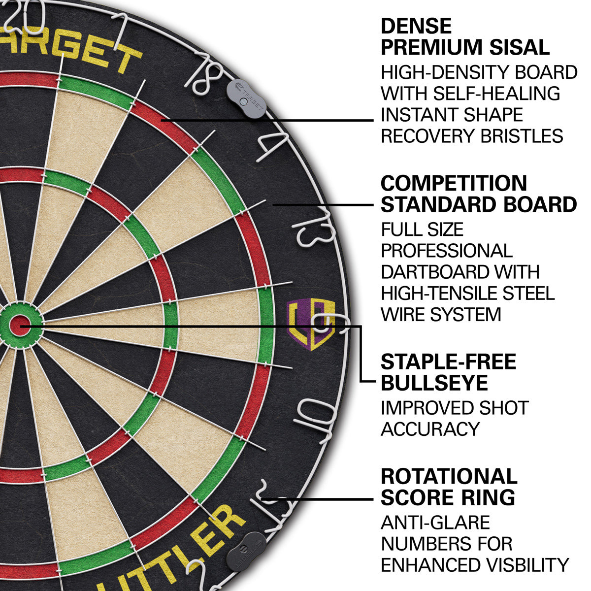 Luke 'The Nuke' Littler Cabinet & Dartboard Set by Target - view 5