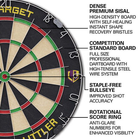 Luke 'The Nuke' Littler Cabinet & Dartboard Set by Target - view 5