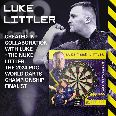 Luke 'The Nuke' Littler Dartboard Set by Target - view 2