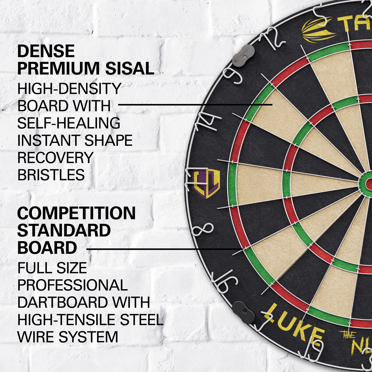 Luke 'The Nuke' Littler Dartboard Set by Target - view 3