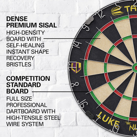 Luke 'The Nuke' Littler Dartboard Set by Target - view 3