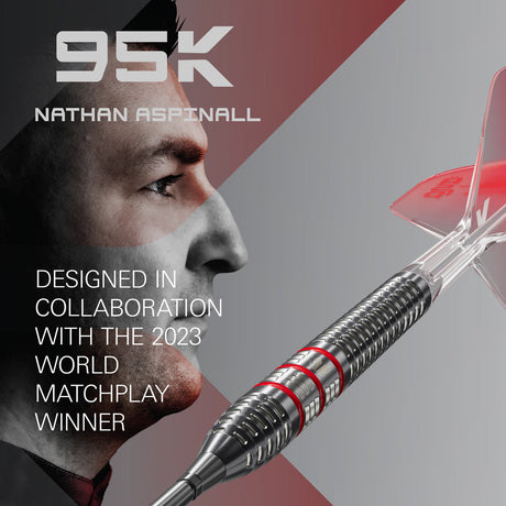 Target Nathan Aspinall Asp 95K 95% Tungsten Swiss Point Steel Tip Darts - view 3