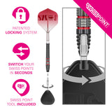 Target Nathan Aspinall Asp 95K 95% Tungsten Swiss Point Steel Tip Darts - view 5