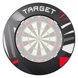 Target Patterned Notched Dartboard Surround