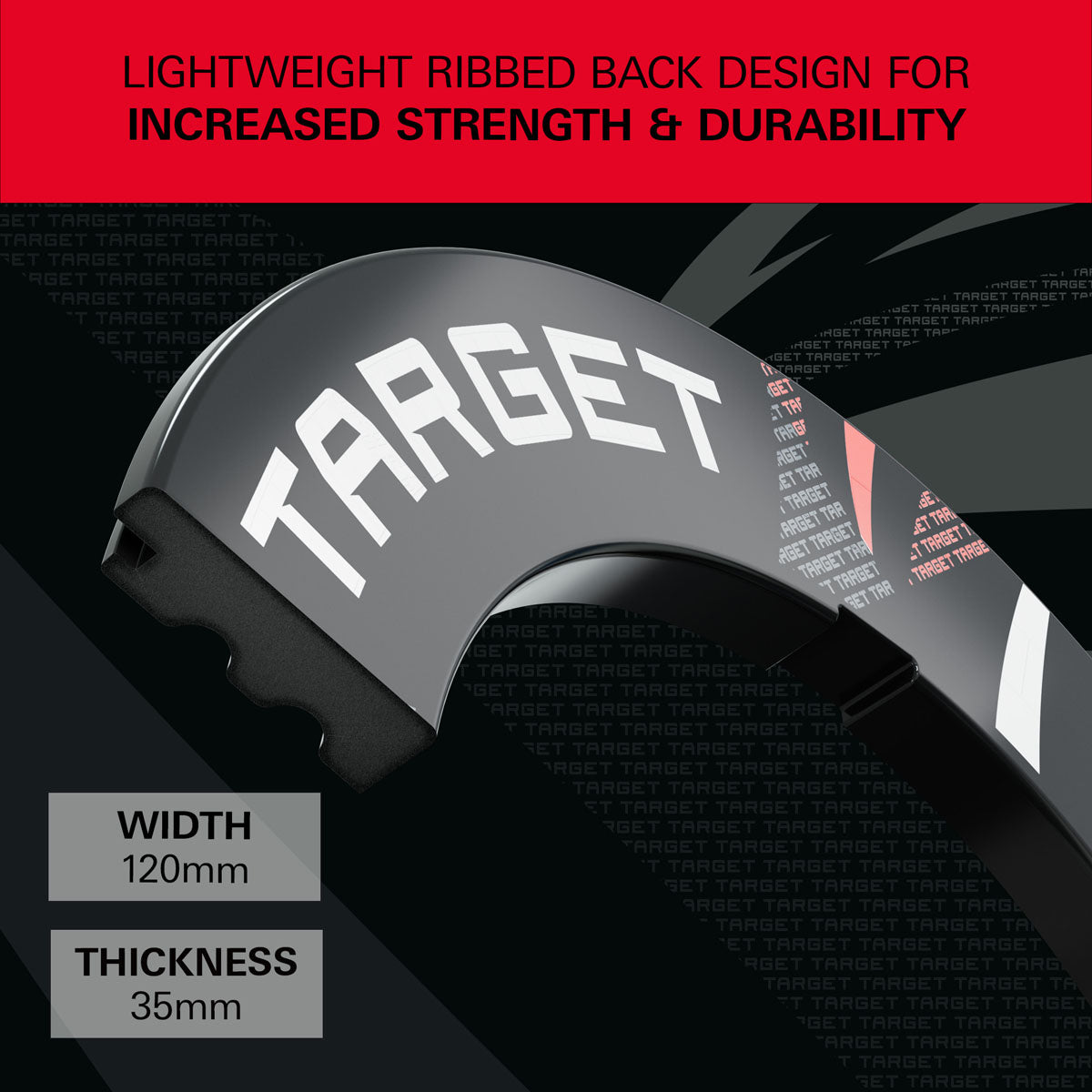 Target Patterned Notched Dartboard Surround
