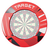 Target Patterned Notched Dartboard Surround