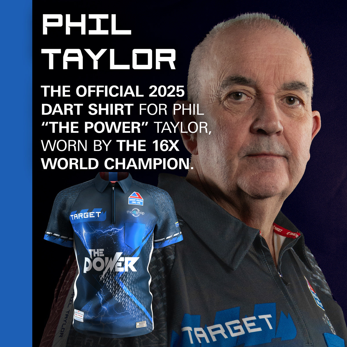 Phil Taylor 2025 Playing Shirt by Target - view 2