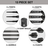 Phil Taylor 8ZERO Black 80% Tungsten Soft Tip Darts by Target - S1 - view 5