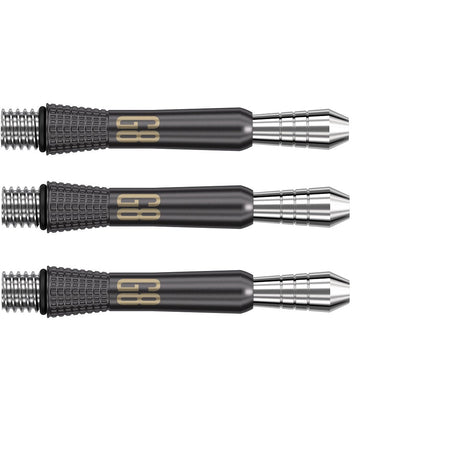 Phil Taylor Gen 8 Power Titanium Black Dart Stems / Shafts by Target - view 2