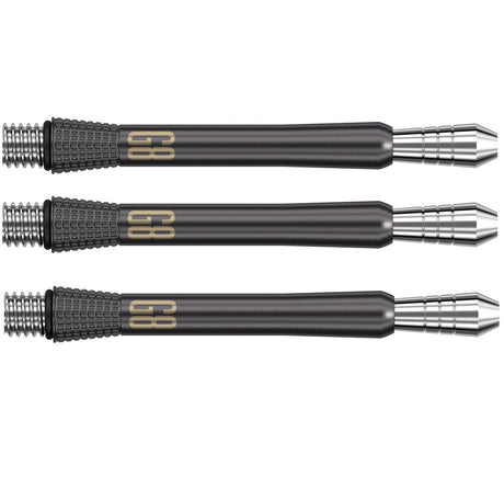Phil Taylor Gen 8 Power Titanium Black Dart Stems / Shafts by Target - view 4