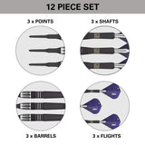 Phil Taylor Power 9five G10 95% Tungsten Soft Tip Darts by Target - view 6