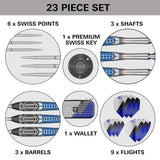 Target Phil Taylor Power Chrono Swiss Point 95% Tungsten Steel Tip Darts
