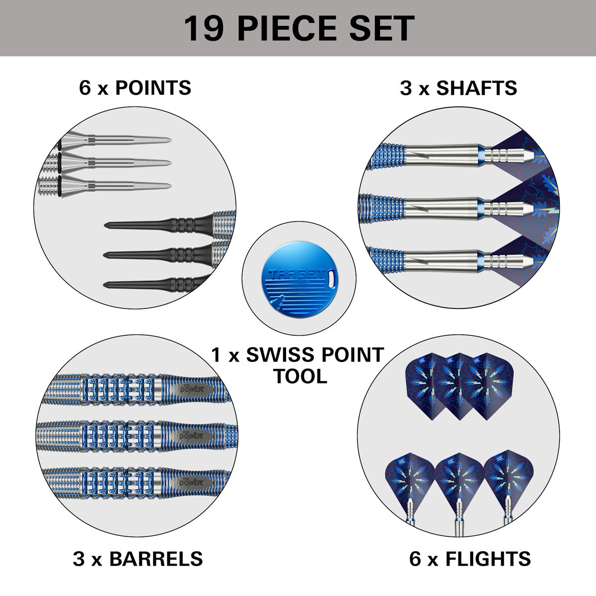 Target Phil Taylor Power Gx2 95% Tungsten Soft Tip Darts - view 6