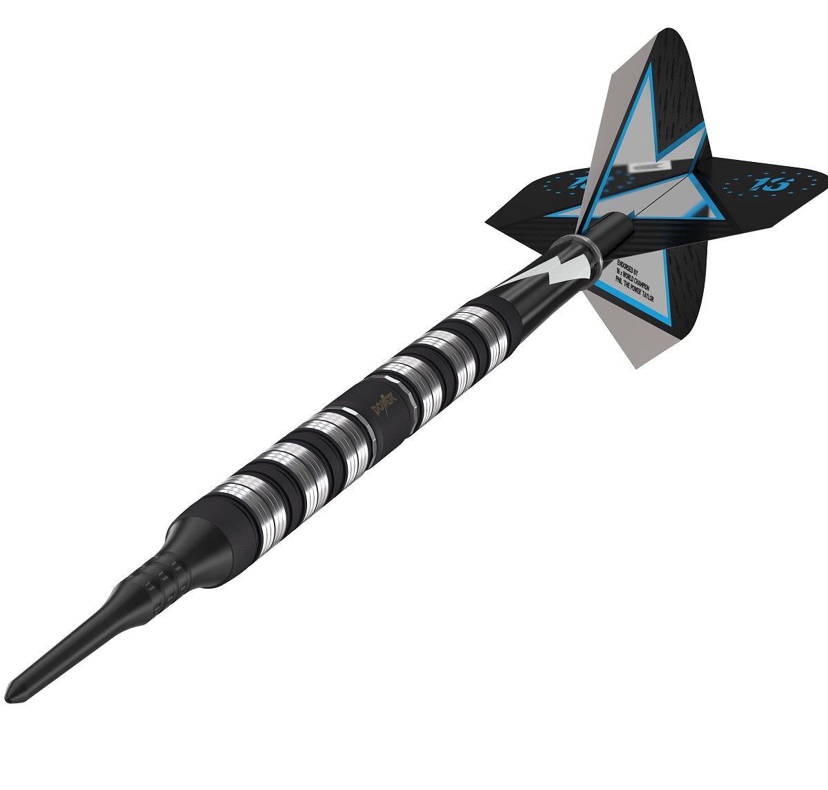 Phil Taylor Power Series Black 80% Tungsten Soft Tip Darts by Target - view 2