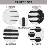 Phil Taylor Power Storm Ringed Steel Tip Darts by Target - view 5