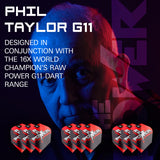 Phil Taylor Raw Power G11 Pro Ultra Dart Flights x 3 Sets by Target - view 15