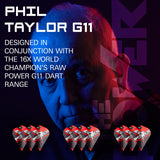 Phil Taylor Raw Power G11 Pro Ultra Dart Flights x 3 Sets by Target - view 27