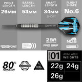 Target Power 8zero 2 Swiss Point 80% Tungsten Steel Tip Darts - view 3
