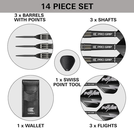 Target Power 8zero 4 Swiss Point 90% Tungsten Steel Tip Darts - view 6