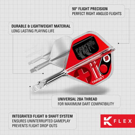 Target K-Flex Press Start No2 Integrated Flights & Shafts - view 9