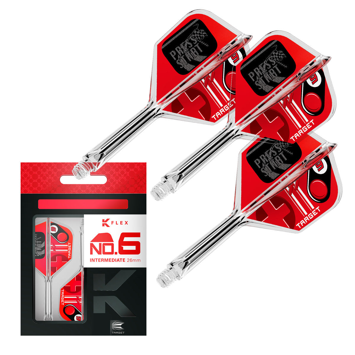 Target K-Flex Press Start No6 Integrated Flights & Shafts - view 3