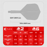 Target K-Flex Press Start No6 Integrated Flights & Shafts - view 7