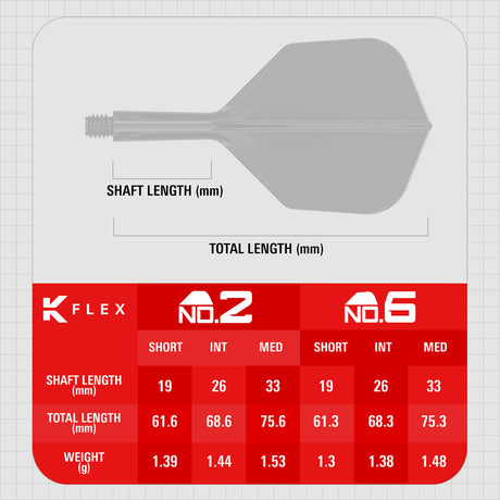 Target K-Flex Press Start No6 Integrated Flights & Shafts - view 7