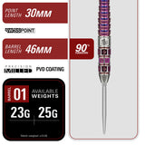Target Japan Prime Series Mayuko Morita Mayo G8 Swiss Point 90% Tungsten Steel Tip Darts