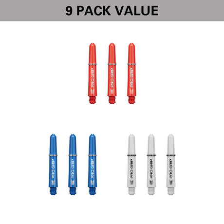 Pro Grip 3 Set Multipack Red, Blue, and White Dart Stems / Shafts by Target - view 3