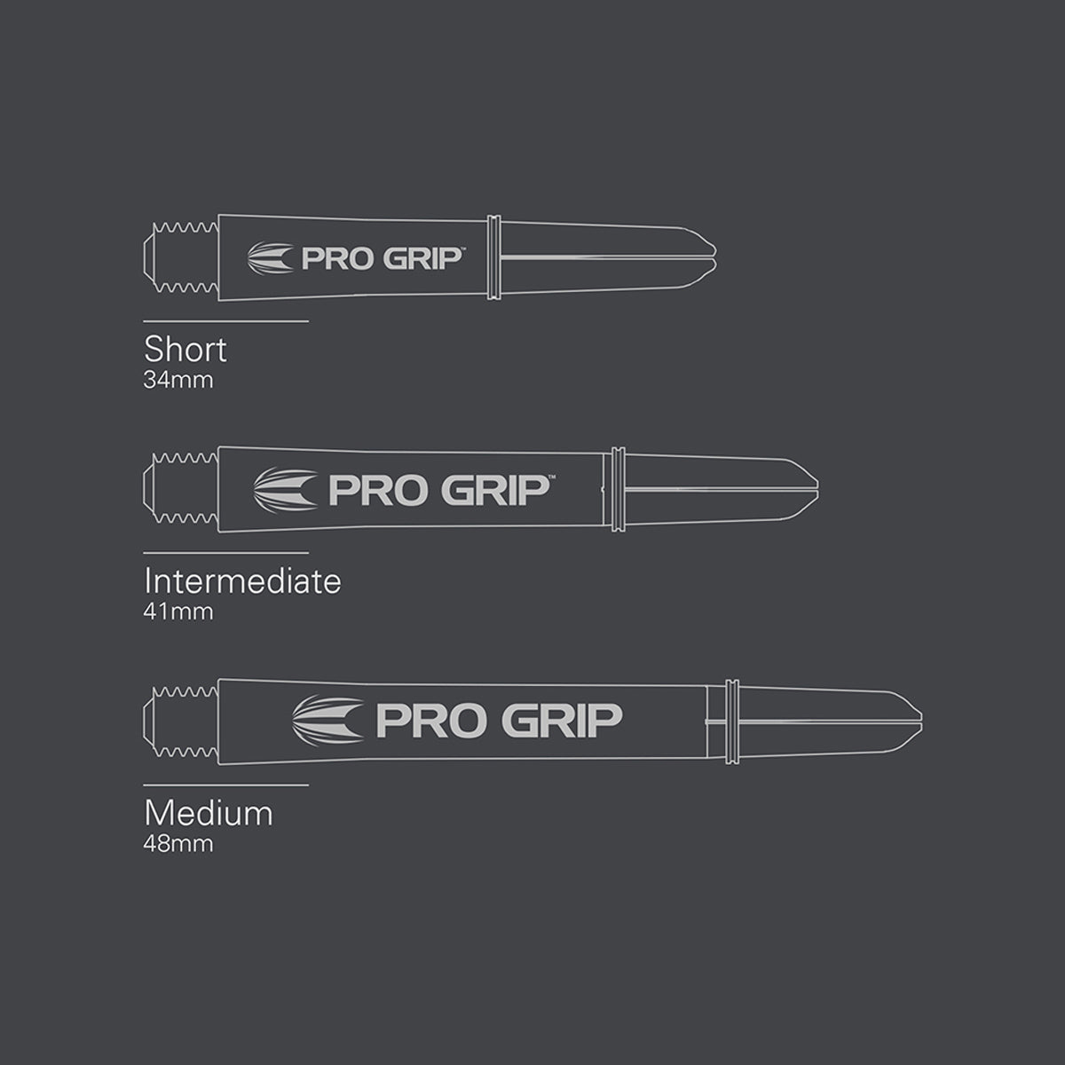 Pro Grip Dart Stems / Shafts (3 Sets) by Target - view 25