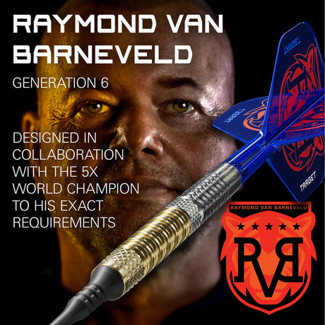 Target Raymond van Barneveld G6 95% Tungsten Soft Tip Darts - view 3