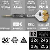 Target Redux 02 90% Tungsten SP Steel Tip Darts - view 3